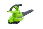 Садовый пылесос и воздуходув Greenworks GD40BVII, 40v, 370 км/ч, 860 м³/ч, без АКБ и ЗУ (аккумуляторный, 2в1)