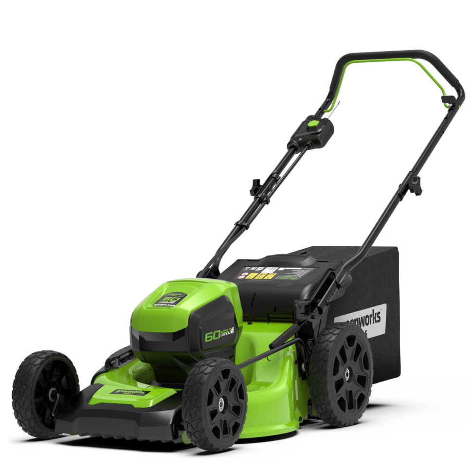 Газонокосилка Greenworks GD60LM46HPk8, 60v, 46 см, в комплекте с АКБ 8 А·ч и ЗУ (аккумуляторная)