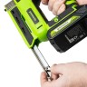 Степлер акк. Greenworks G24CS10, 24V, 60 уд/мин, скобы Т53, гвозди Т47,1х2Ач,ЗУ,коробка