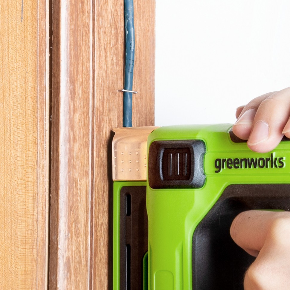 Степлер акк. Greenworks G24CS10, 24V, 60 уд/мин, скобы Т53, гвозди Т47,1х2Ач,ЗУ,коробка