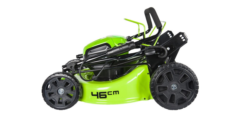 Газонокосилка Greenworks GD60LM46SPk8, 60v, 46 см, в комплекте с АКБ 8 А·ч и ЗУ (аккумуляторная, самоходная)