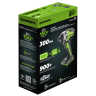 Винтоверт ударный акк. Greenworks GD24ID3, 24V, б/щет, 0-2800об/мин, 4000уд/мин, HEX 1/4, 300Нм, 3 режима,1x2Ач,ЗУ,коробка