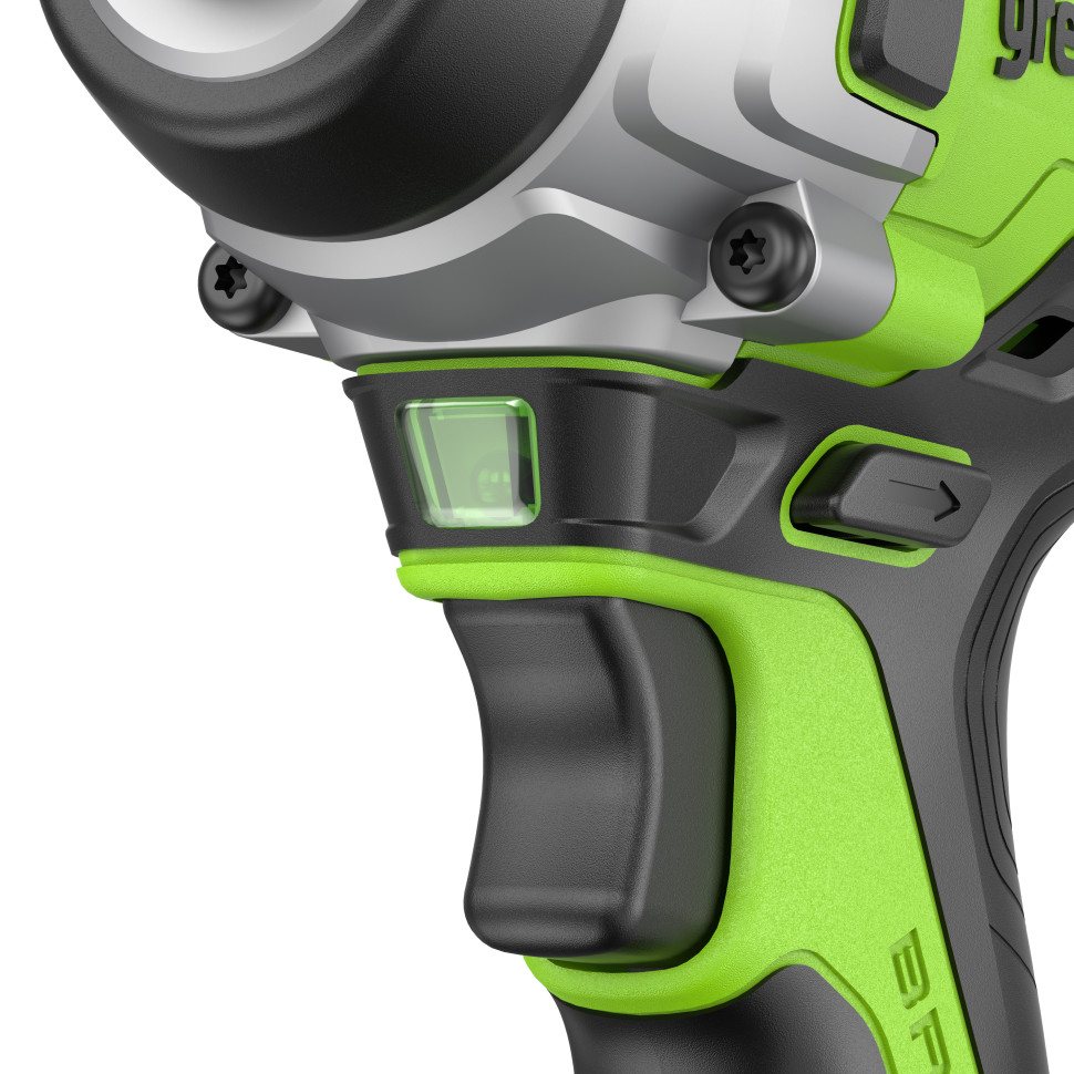 Винтоверт ударный акк. Greenworks GD24ID3, 24V, б/щет, 0-2800об/мин, 4000уд/мин, HEX 1/4, 300Нм, 3 режима,1x4Ач,ЗУ,коробка