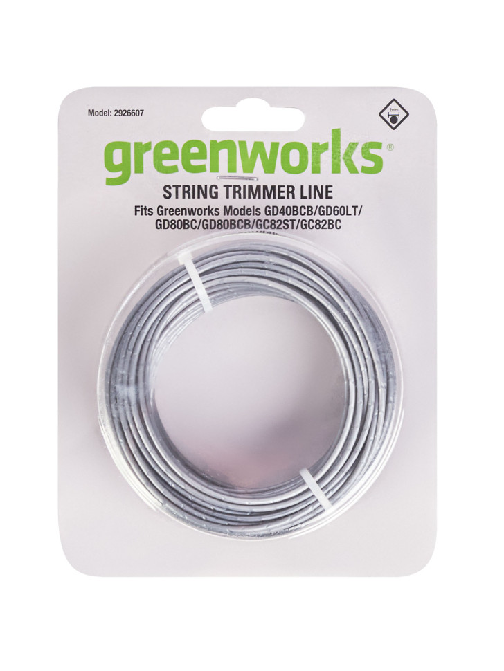 Триммерная леска Greenworks 2 мм (20 м)