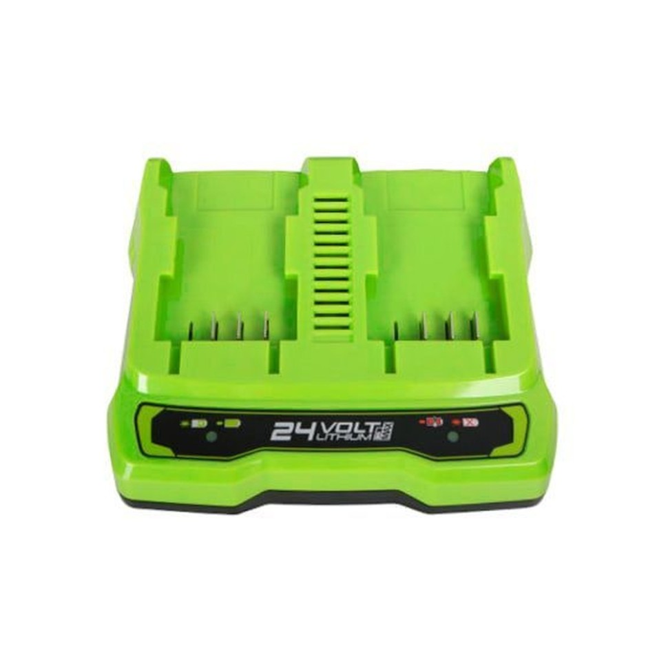 Универсальное зарядное устройство Greenworks G24X2UC2, 24v, сила тока ...