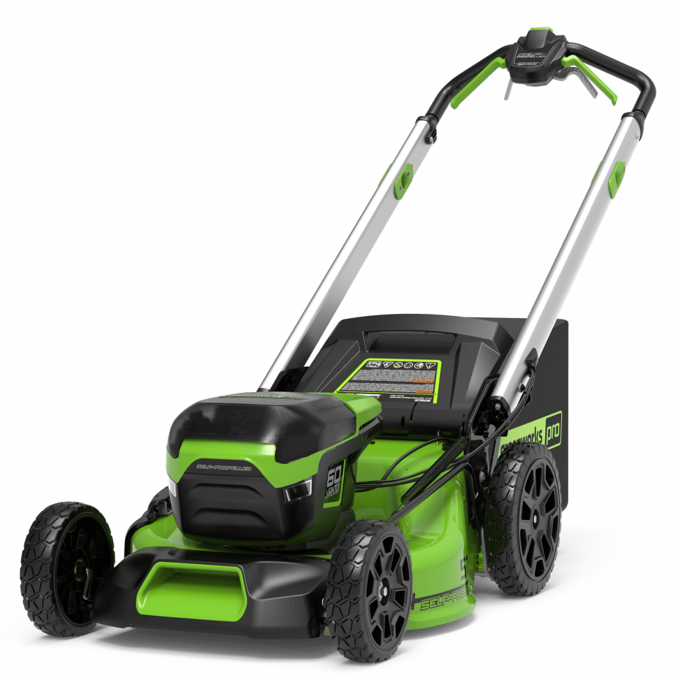 Газонокосилка Greenworks GD60LM51SPk8 Gen 2, 60v, 51 см, в комплекте с АКБ 8 А·ч и ЗУ (аккумуляторная, самоходная)