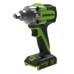 Аккумуляторный ударный гайковерт Greenworks IW5500, 24v, 500Нм, 1/2&#039;&#039;, 3 режима, без АКБ и ЗУ 