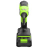 Пистолет клеевой акк. Greenworks G24GLG, 24V, 150°С, нагрев 90 сек, стержни 11 мм, антикапля,1х2Ач,ЗУ,коробка