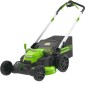 Газонокосилка Greenworks GD60LM61k4 Twin Force, 60v, 61 см, в комплекте с АКБ 4 А·ч и ЗУ (аккумуляторная, самоходная)