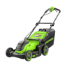 Аккумуляторная газонокосилка Greenworks GD40LM411k8, 40v, 41 см, 1.2 кВт, в комплекте с АКБ 8 А·ч и ЗУ