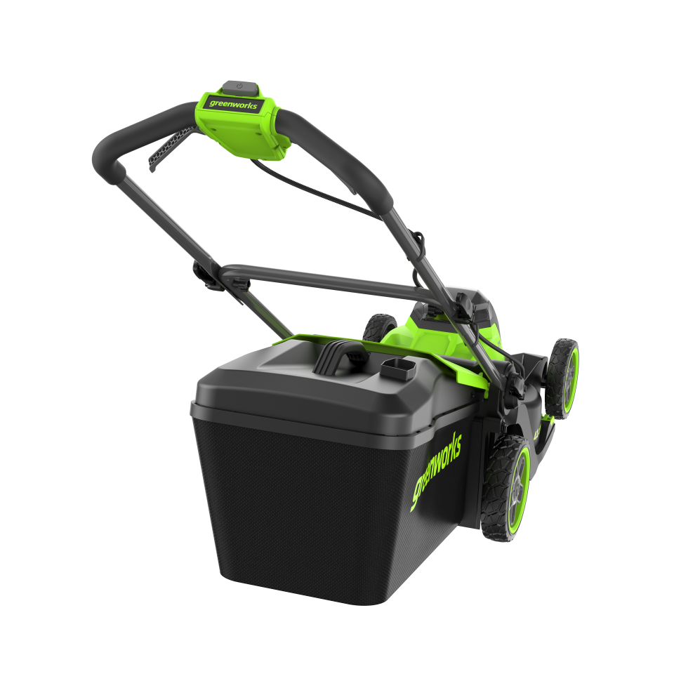 Аккумуляторная газонокосилка Greenworks GD40LM411k8, 40v, 41 см, 1.2 кВт, в комплекте с АКБ 8 А·ч и ЗУ