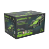 Аккумуляторная газонокосилка Greenworks GD40LM411k8, 40v, 41 см, 1.2 кВт, в комплекте с АКБ 8 А·ч и ЗУ