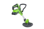 Триммер Greenworks G24LT30k2 Gen 2, 24v, 30 см, в комплекте с АКБ 2 А·ч и ЗУ (аккумуляторный)