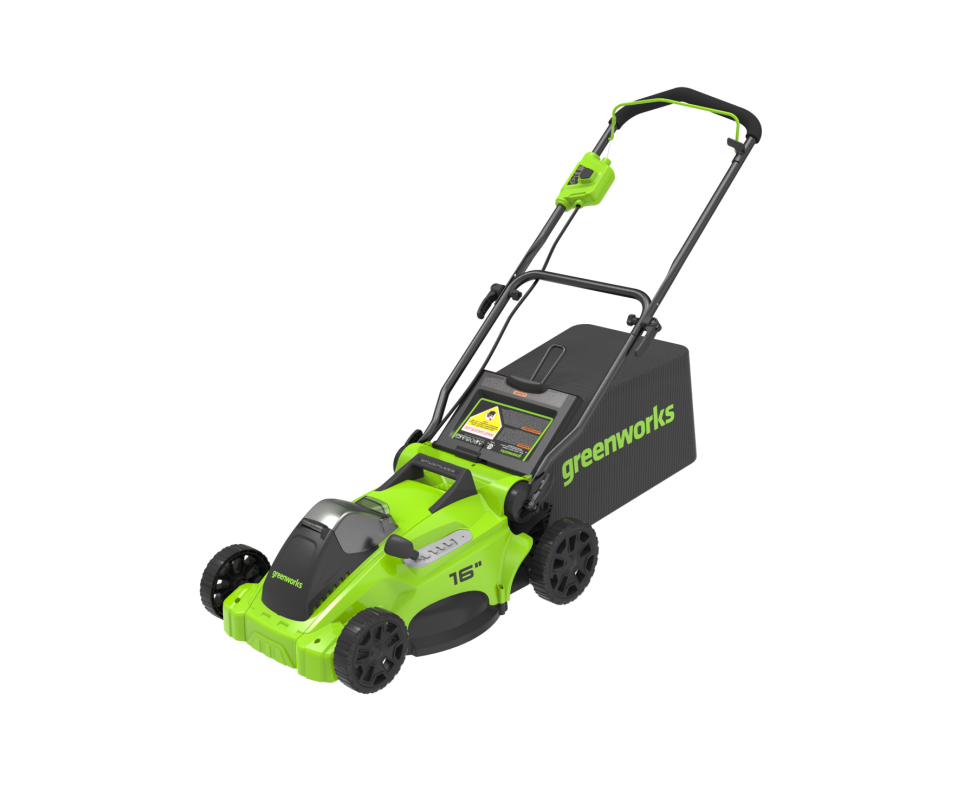 Газонокосилка Greenworks GD40LM16Xk4 Gen 2, 40v, 41 см, в комплекте с АКБ 4 А·ч и ЗУ (аккумуляторная)