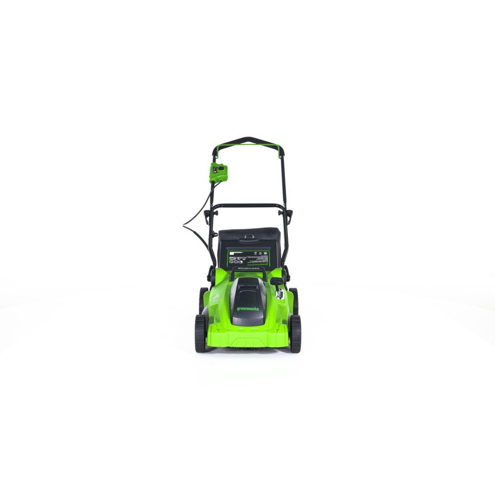 Газонокосилка Greenworks GD40LM16Xk4 Gen 2, 40v, 41 см, в комплекте с АКБ 4 А·ч и ЗУ (аккумуляторная)
