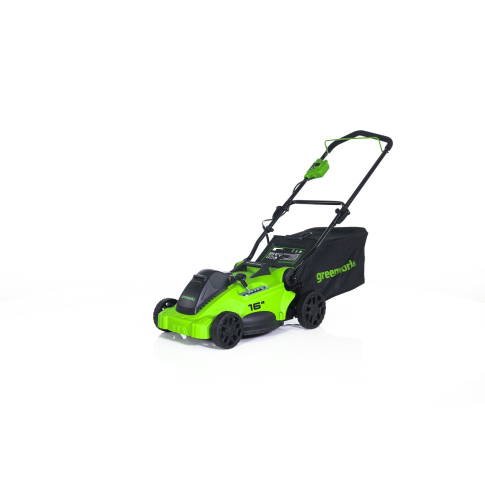 Газонокосилка Greenworks GD40LM16Xk4 Gen 2, 40v, 41 см, в комплекте с АКБ 4 А·ч и ЗУ (аккумуляторная)