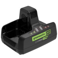 Универсальное зарядное устройство Greenworks G60DC10, 60v, сила тока 10А, для 2-х аккумуляторов