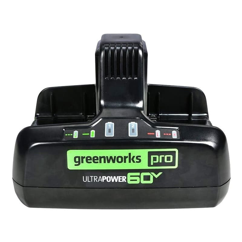 Универсальное зарядное устройство Greenworks G60DC10, 60v, сила тока 10А, для 2-х аккумуляторов