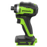 Винтоверт ударный акк. Greenworks ID3170, 24V, б/щет, 0-3200об/мин, 4000 уд/мин, HEX 1/4, 170Нм, без АКБ и ЗУ