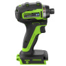 Винтоверт ударный акк. Greenworks ID3170, 24V, б/щет, 0-3200об/мин, 4000 уд/мин, HEX 1/4, 170Нм, без АКБ и ЗУ