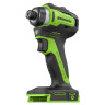 Винтоверт ударный акк. Greenworks ID3170, 24V, б/щет, 0-3200об/мин, 4000 уд/мин, HEX 1/4, 170Нм, без АКБ и ЗУ